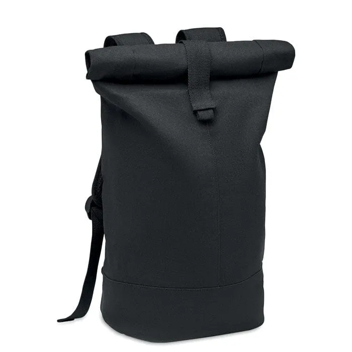 Zaino in tela lavata Rolltop