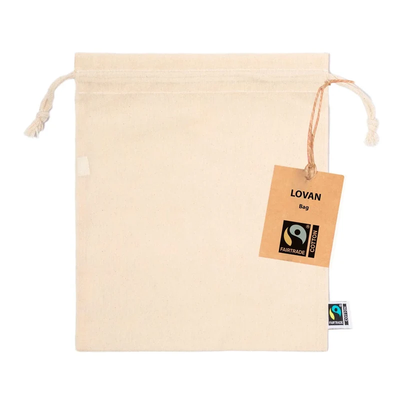 Sacchettino Lovan Fairtrade 15 × 21 cm