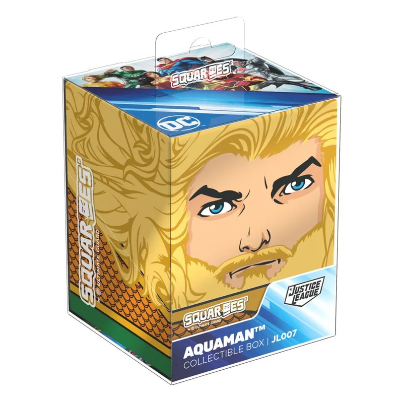 Squaroes Justice League JL007 (Acquaman) Box Collezione Porta Mazzo Carte TCG Scatola