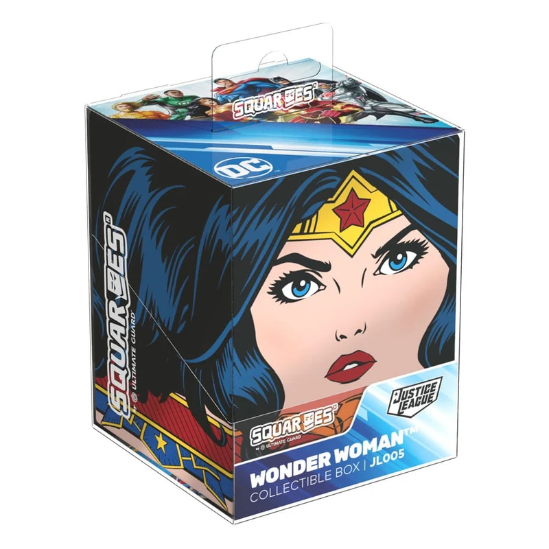 Squaroes Justice League JL005 (Woder Woman) Box Collezione Porta Mazzo Carte TCG Scatola