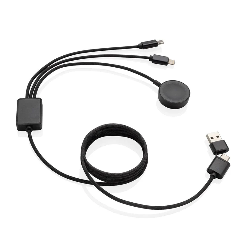 Cavo di ricarica Terra 6-in-1 in PET riciclato RCS carica orologio
