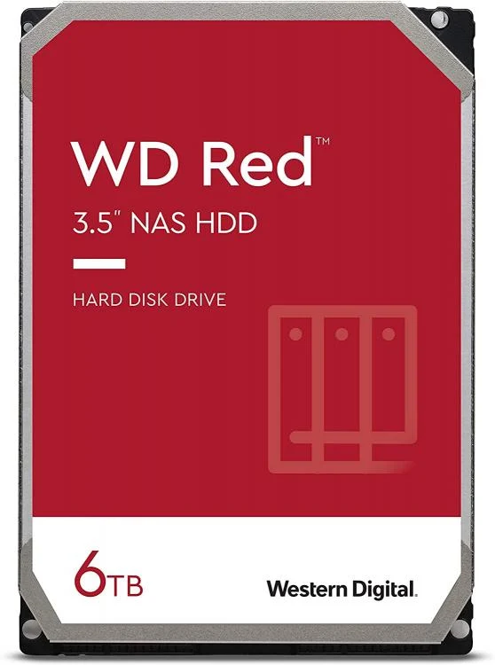 Western Digital Wd Red Wd60Efax 6 Tb Nas Hard Disk Interno 3.5" Sata 6 Gb/S