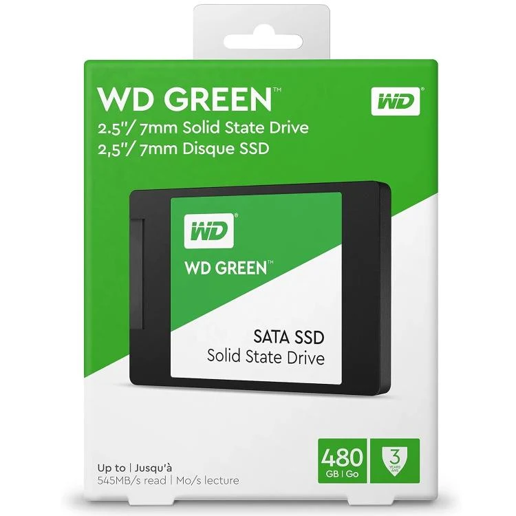 Wd Green Ssd 2.5" 480Gb Sata 6Gb/S Western Digital Wds480G2G0A Hdd Pc Portatile