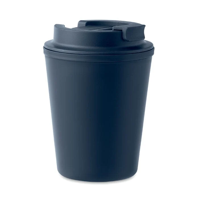 Bicchiere in PP riciclato con coperchio