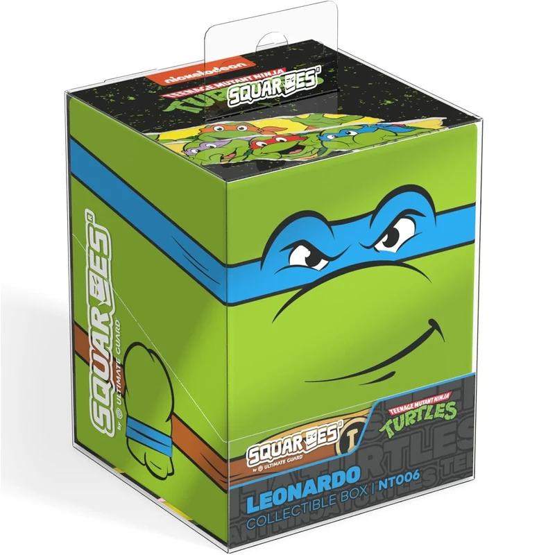 Squaroes Teenage Mutant Ninja Turtles NT006 (Leonardo) Box Porta Mazzo Carte TCG