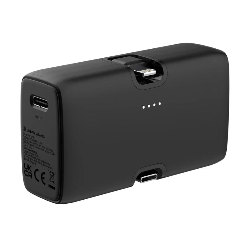 Powerbank 20 W PD Urban Vitamin Los Angeles in plastica riciclata RCS – 5000 mAh
