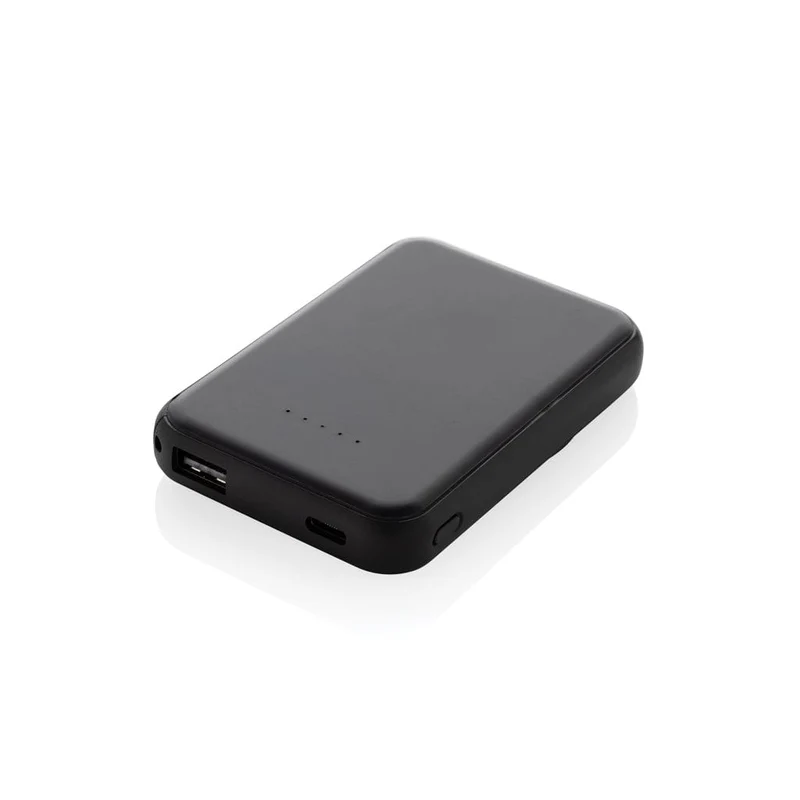 Powerbank magnetica Stellar 5000 mah 5 W in ABS riciclato RCS