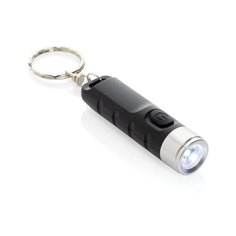 Torcia portachiavi USB ricaricabile Globix in plastica RCS
