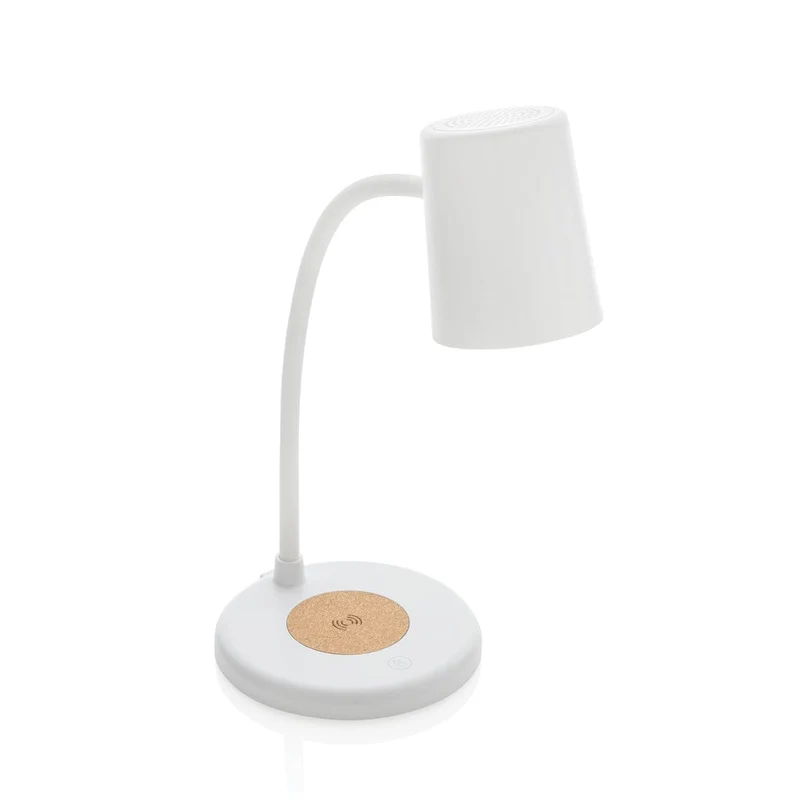 Lampada Zanara con caricatore wireless 15 W in plastica RCS