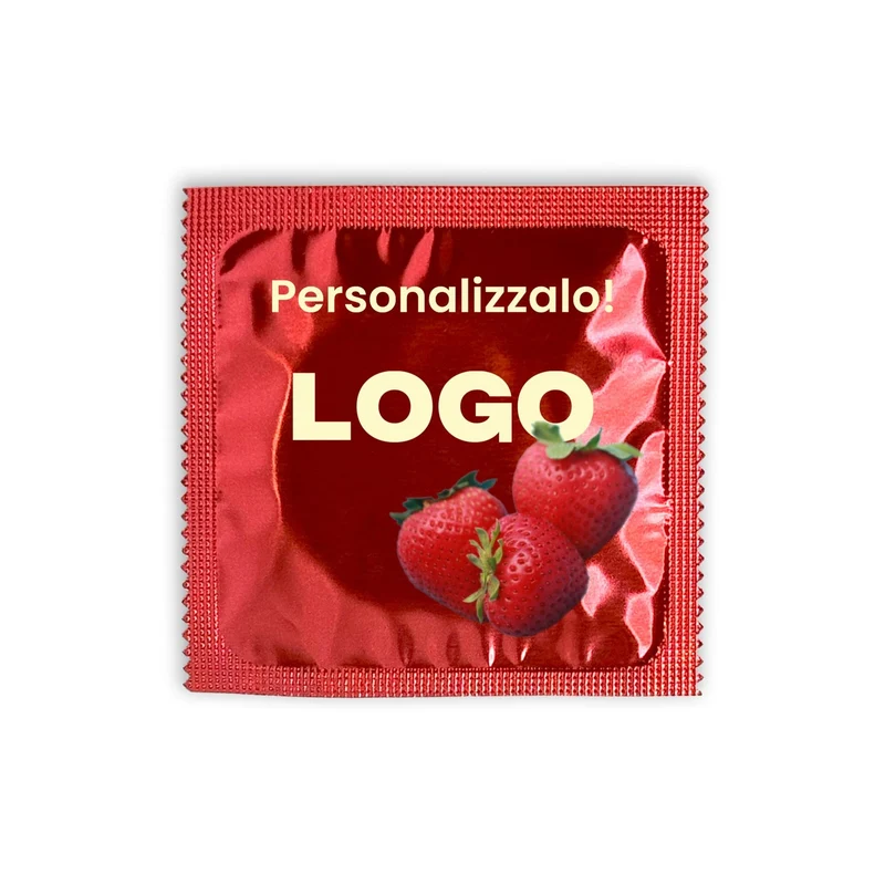 Preservativi personalizzati alla frutta