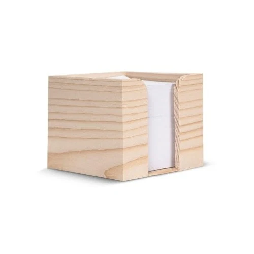 Scatola cubo in legno riciclato 10x10x8.5cm