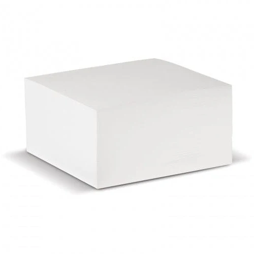 Cubo note bianco 10x10x5cm
