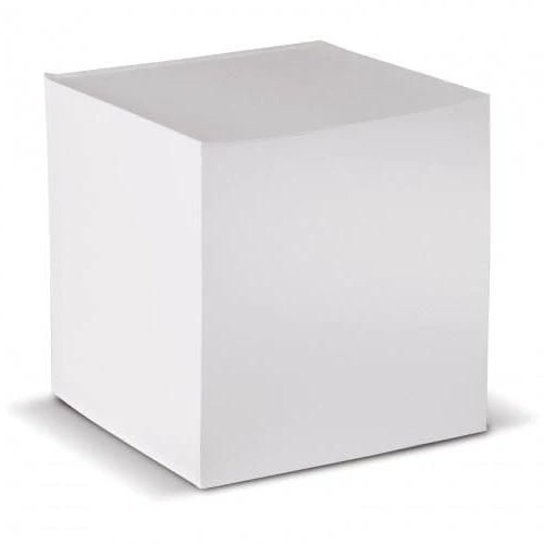 Cubo note bianco 10x10x10cm