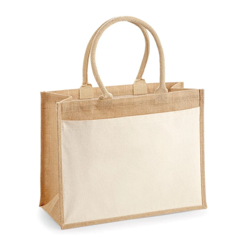 Piccola Borsa in Juta e Cotone