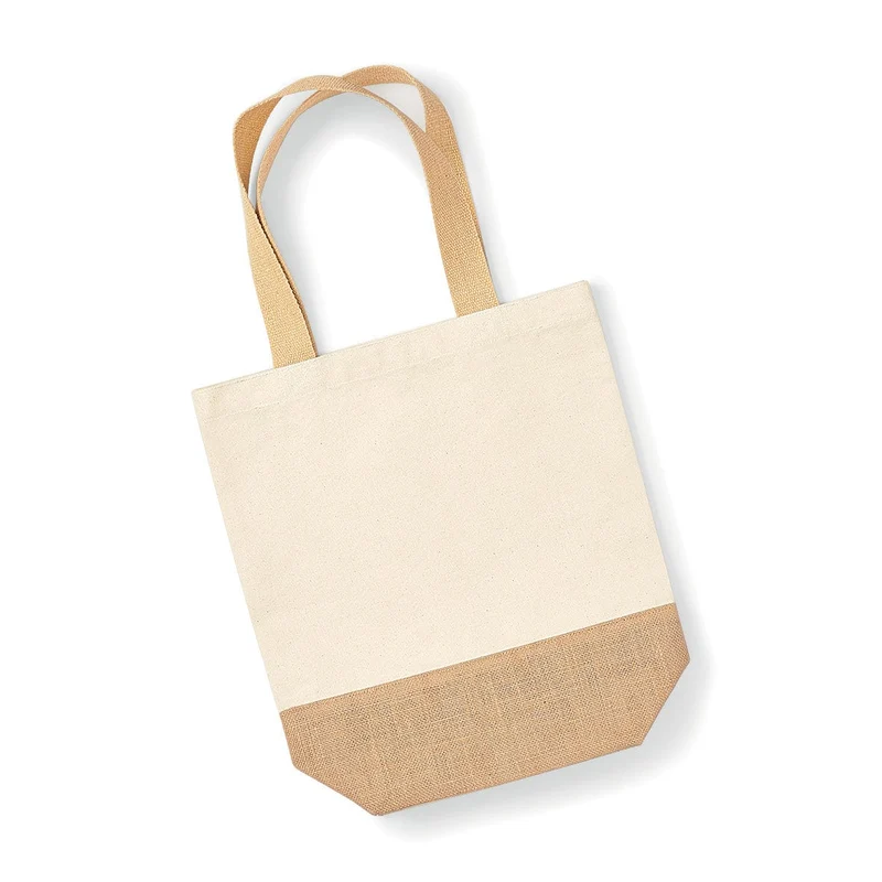 Shopper in Cotone e Juta