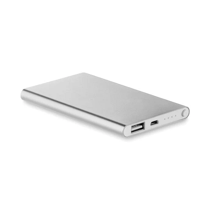 Power bank in alluminio da 4000