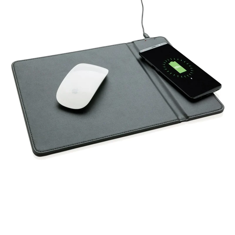 Tappetino mouse con ricarica wireless 5 W