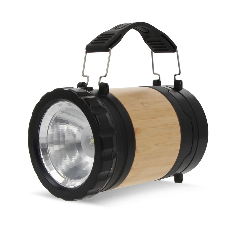Lampada e Lanterna in ABS e bambù