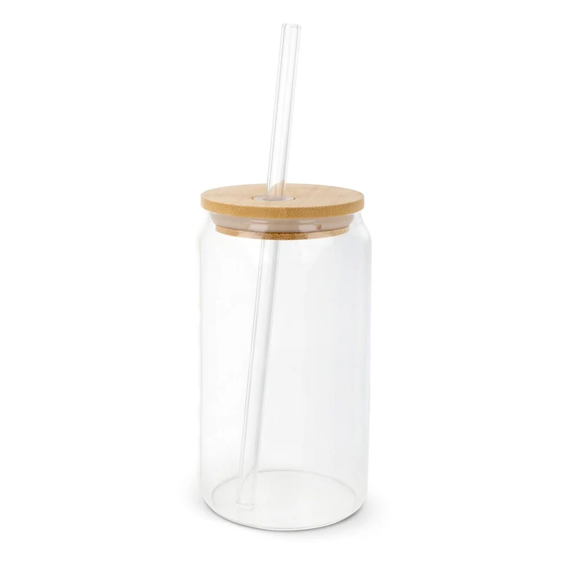 Bicchiere con coperchio in bambù 450 ml