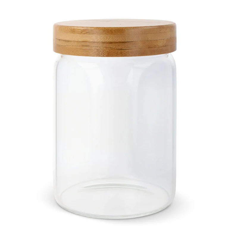 Barattolo in vetro e bambù 900ml