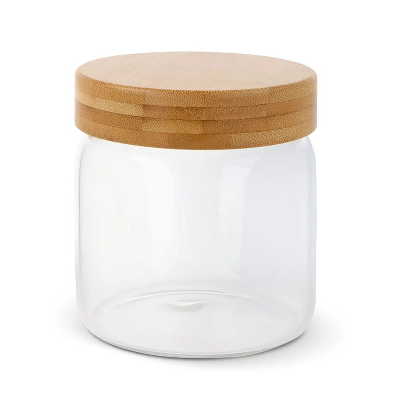 Barattolo in vetro e bambù 600ml