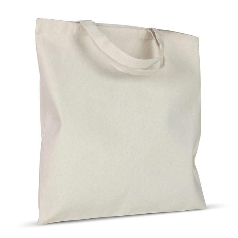 Shopper OEKO-TEX® 100g natural manici corti