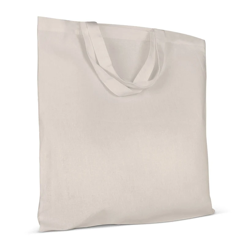 Shopper ntural OEKO-TEX® 140g manici corti