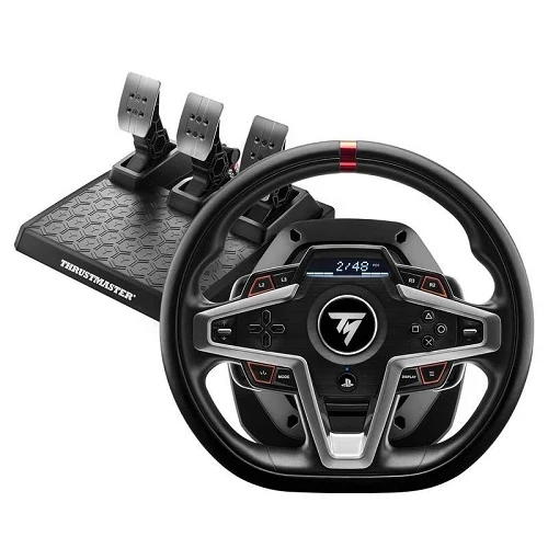 Thrustmaster Volante T248 + Pedaliera Hybrid Drive Pc /Ps4 / Ps5 Display Gara F1