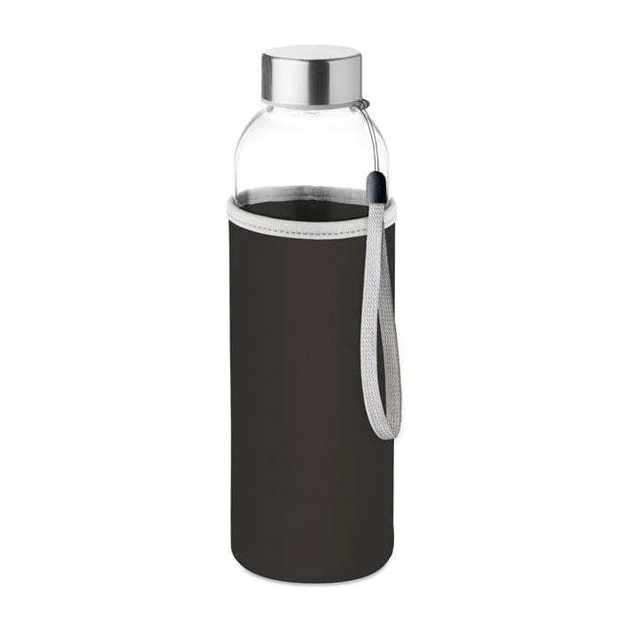 Bottiglia in vetro 500 ml con fodero colorate