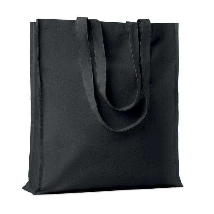 Shopper in cotone con soffietto