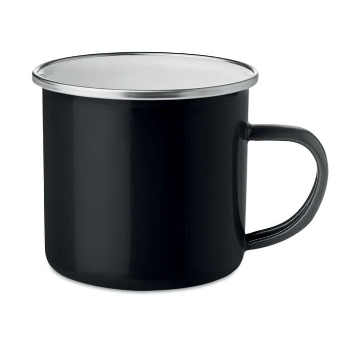 Tazza in metallo smaltata
