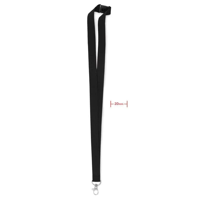 Lanyard con gancio in metallo 20 mm