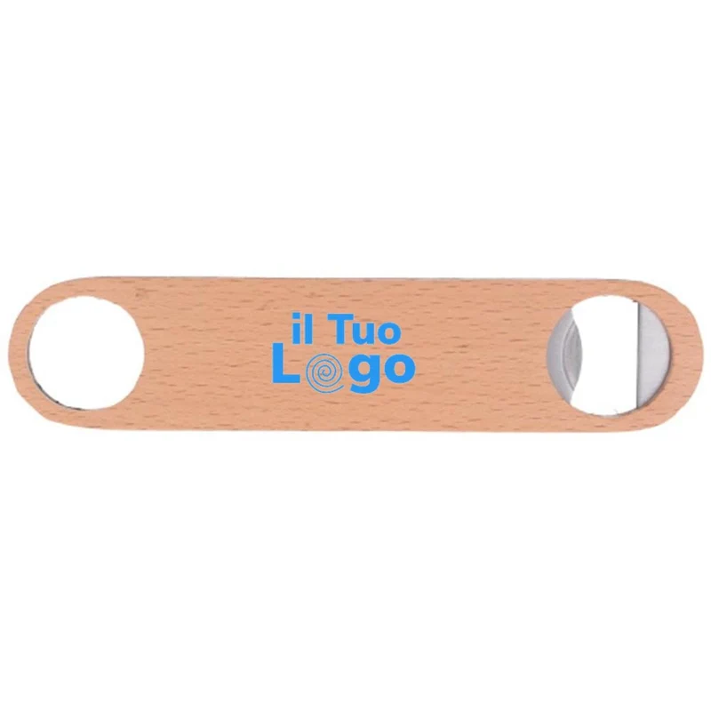 Apribottiglie in legno piatto