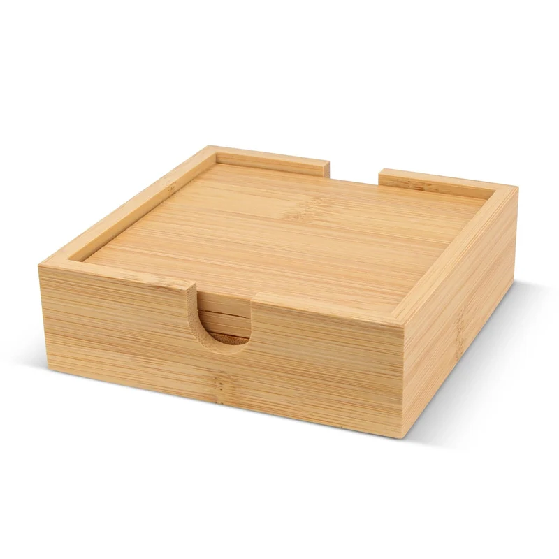 Set di sottobicchieri in bambù (4 pezzi)