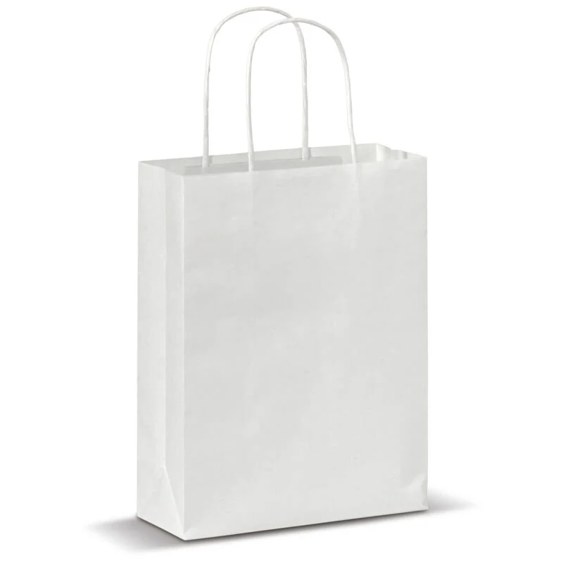 Sacchetto di carta con manici ritorti 90g/m² 18x8x22cm
