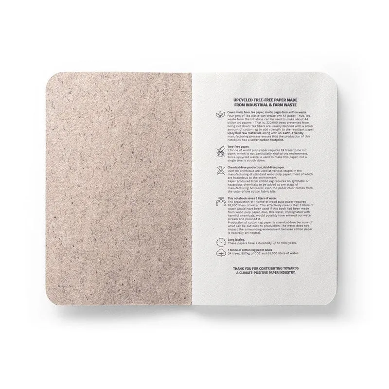 Notebook A6 Foglie di tè