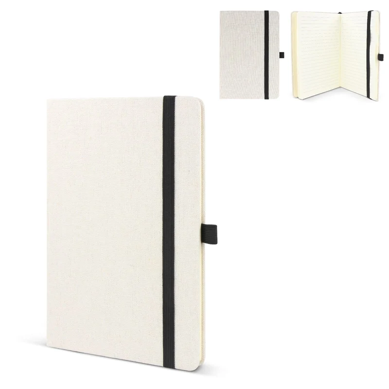 Quaderno in cotone riciclato e R-PET A5
