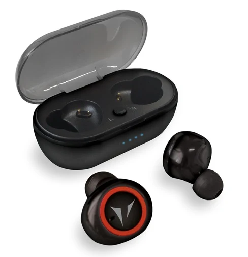 Techmade Auricolari Bluetooth Techbuds Tm-Hp019-Bl Nero Smartphone Fitness