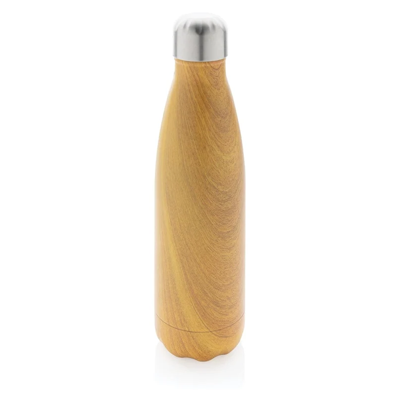Bottiglia termica con texture wood 500 ml