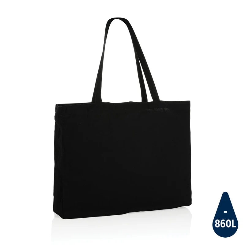Shopper Impact AWARE™ in cotone riciclato 145gr – 49 × 14 × 37 cm