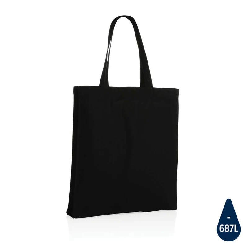 Borsa Impact AWARE™ in cotone riciclato 145 g con soffietto – 38 × 6.5 × 42 cm