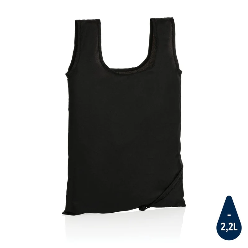 Shopper pieghevole in PET riciclato 190T Impact AWARE™ – 38 × 41.5 cm