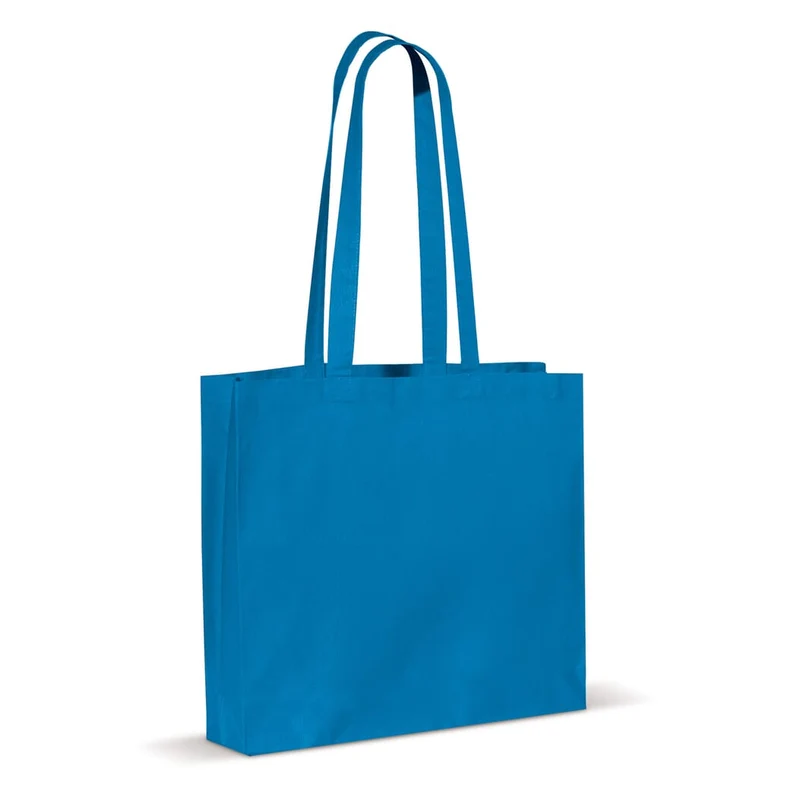 Shopper in cotone OEKO-TEX® 140g/m² 40x35 cm colorata
