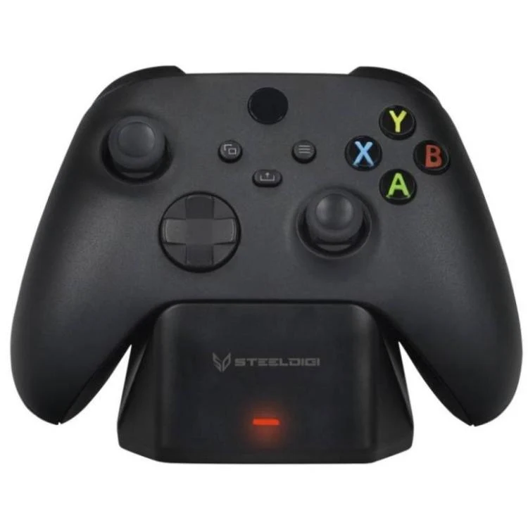 Steeldigi Kit Base Ricarica Controller Xbox One S/X Series Batteria 1200Mah Cavo
