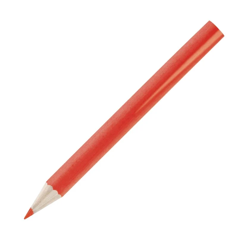 Matita con scritta colore rosso
