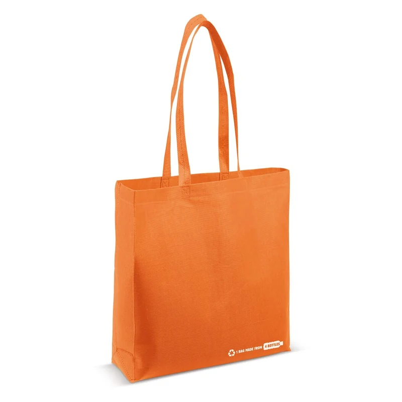 Borsa shopping R-PET 100 g/m² con soffietto