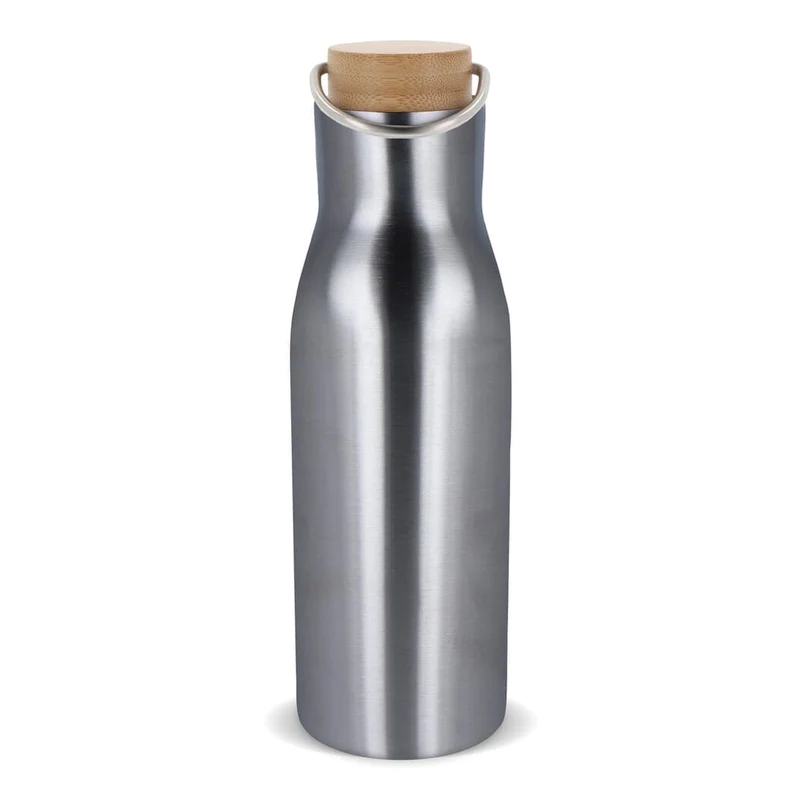 Bottiglia termica con coperchio in bambù 500ml