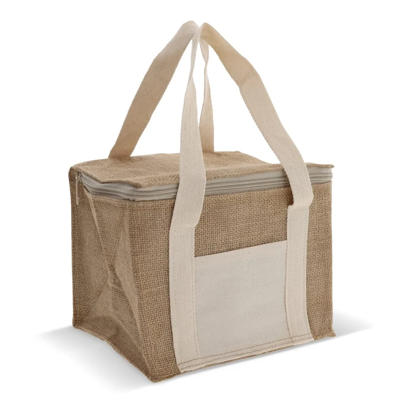 Borsa termica Juta/Cotone 22x18x18cm