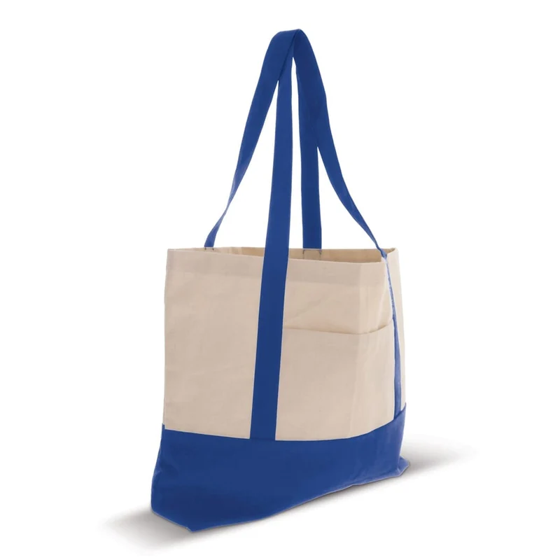 Borsa da spiaggia tela di cotone OEKO-TEX® 280g/m²