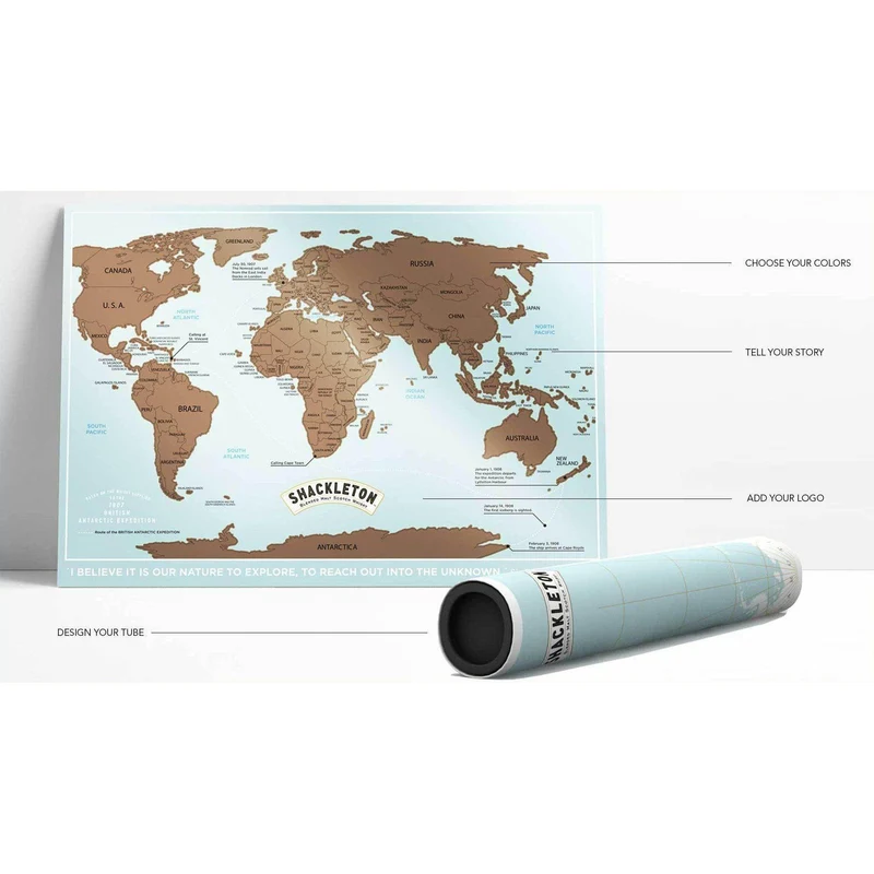 Mappe personalizzate grattabili